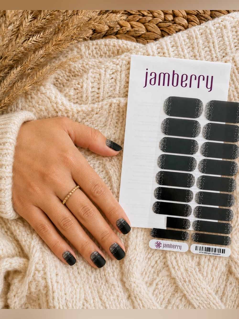 Jamberry Nail Wraps: Midnight Celebration | Buy Three Get One Free